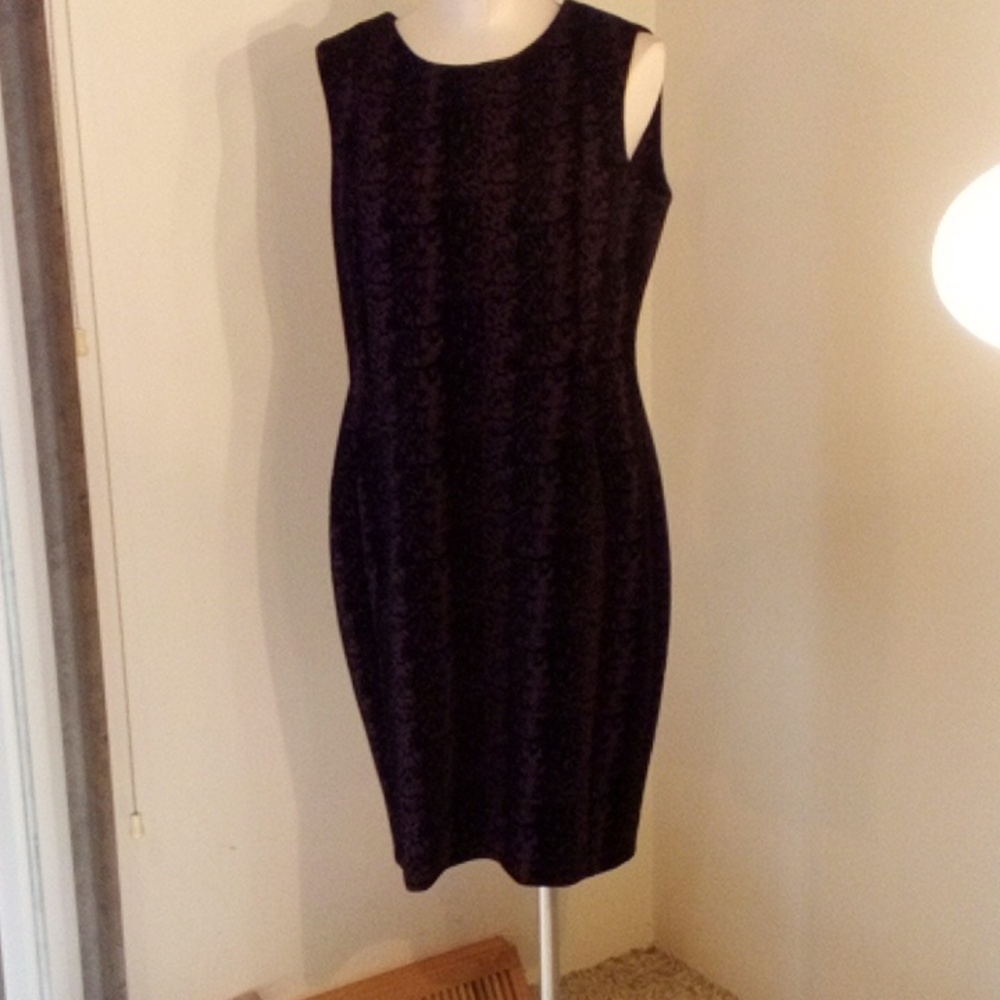 Women's  designer Calvin Klein dress size 14 Nwt purple